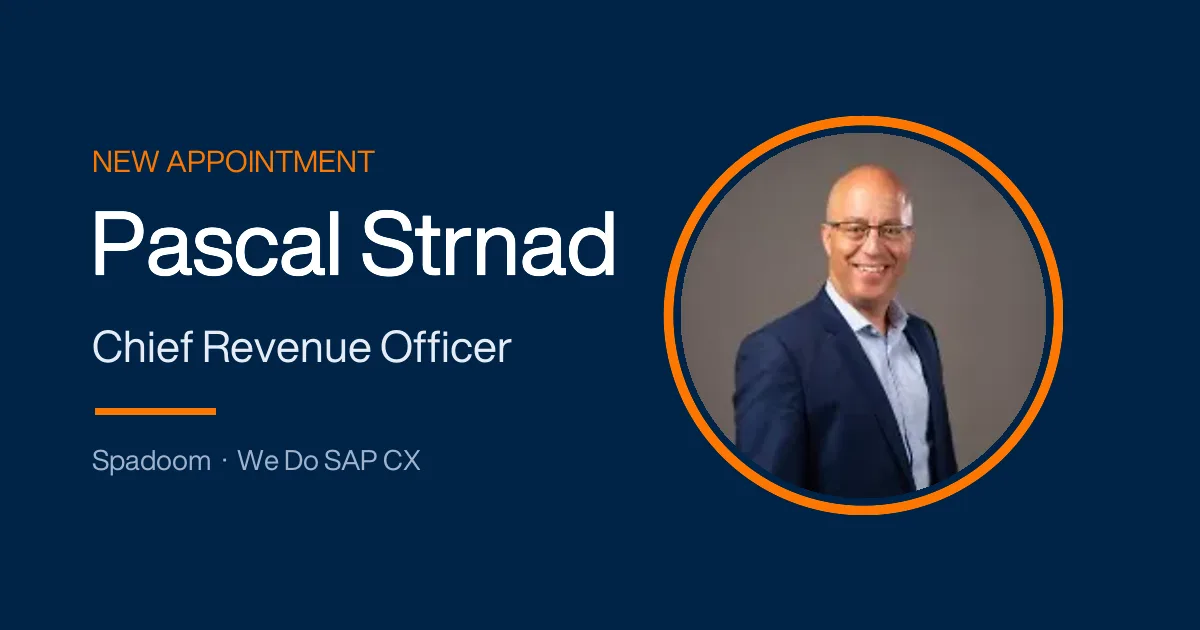 Pascal Strnad Joins Spadoom as Chief Revenue Officer