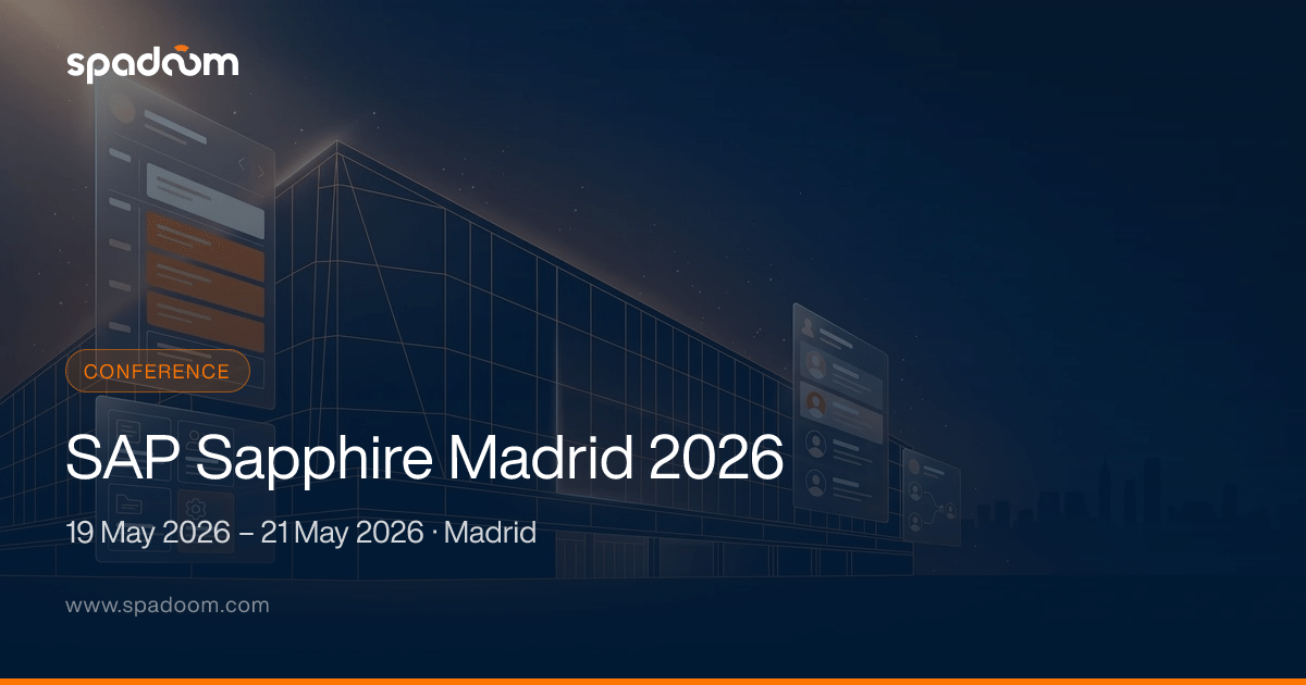 SAP Sapphire Madrid 2026 — Rencontrer Spadoom