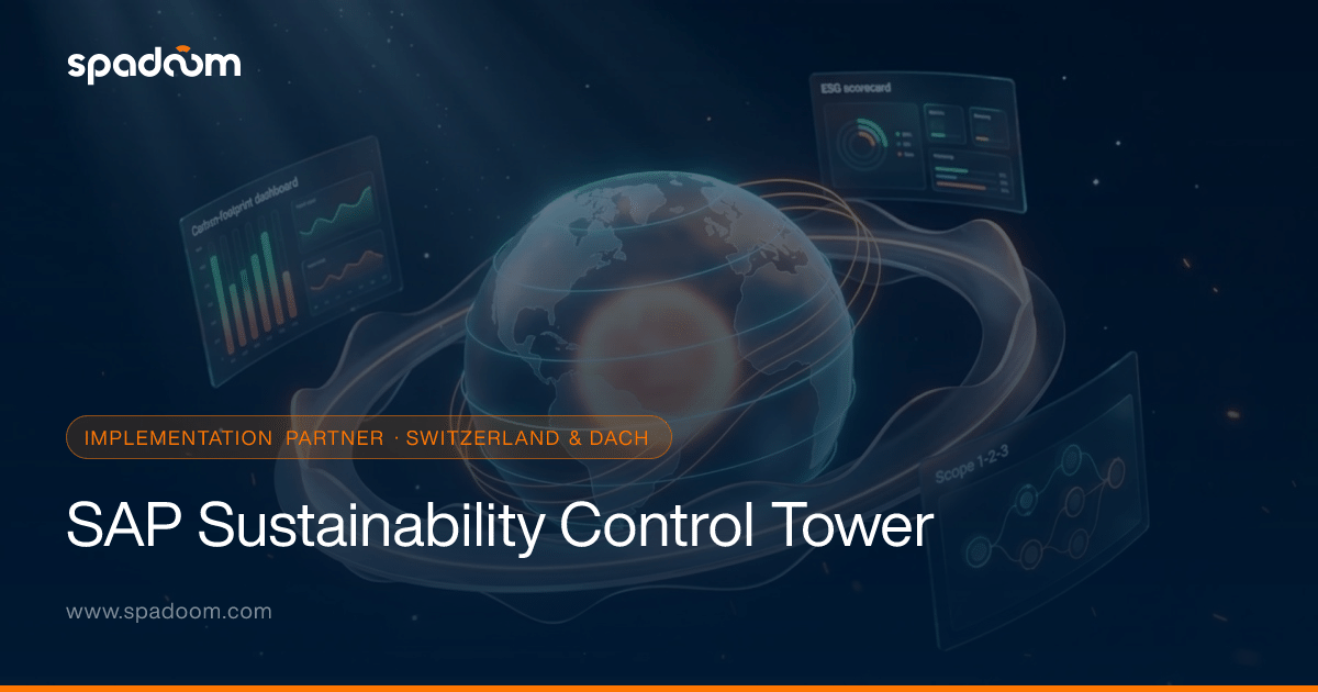 SAP Sustainability Control Tower — ESG & CSRD Reporting | Spadoom