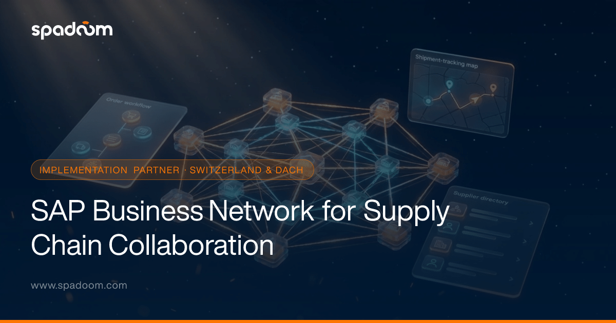 SAP Business Network for Supply Chain Collaboration — Spadoom